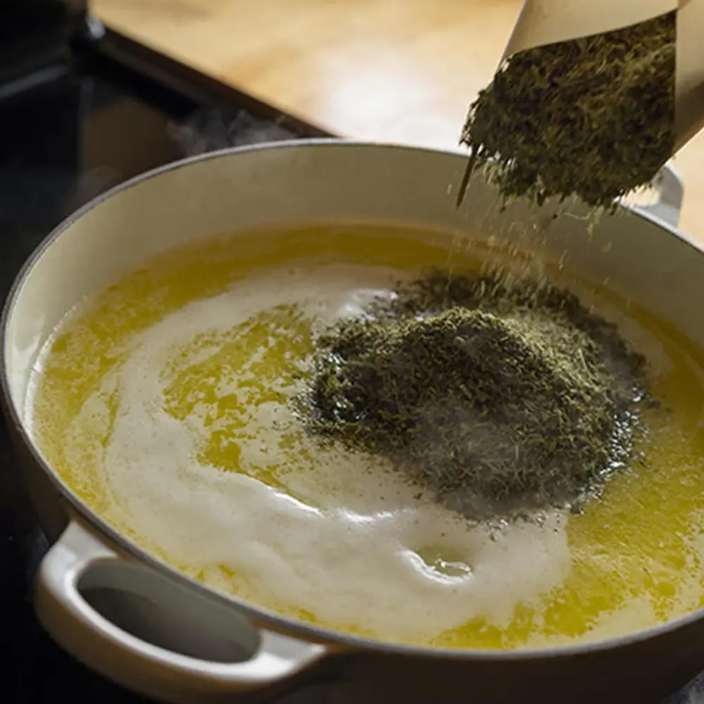 Making Cannabutter